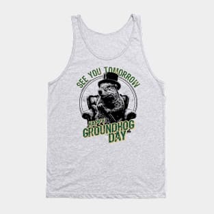 Happy Groundhog Day Tank Top